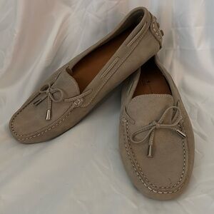 Mercanti Florentini Women’s Loafer Driving Moccasin Tan Size 10